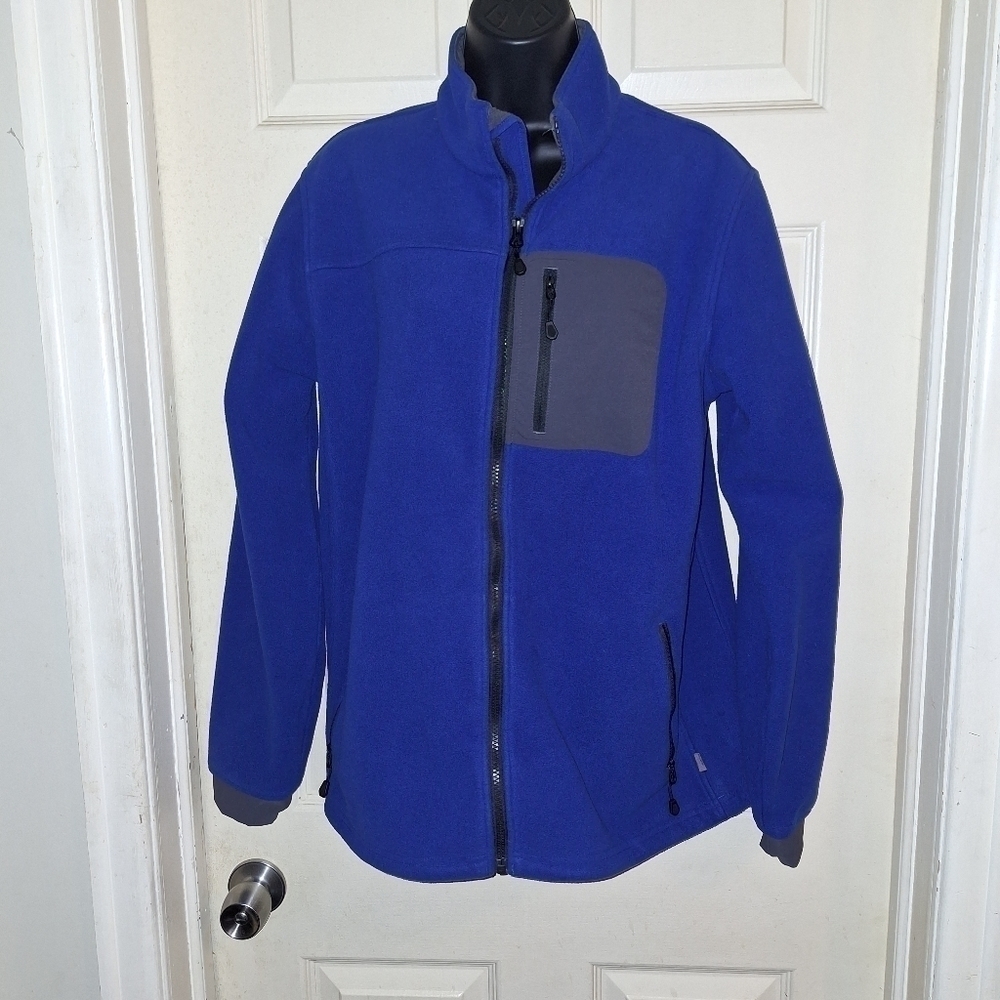 Eastern mountain sports heavy zip up sweatshirt size large